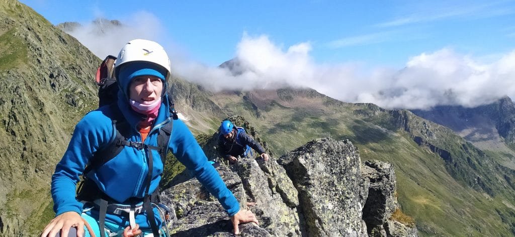 Bachimala por la Cresta de la Pez