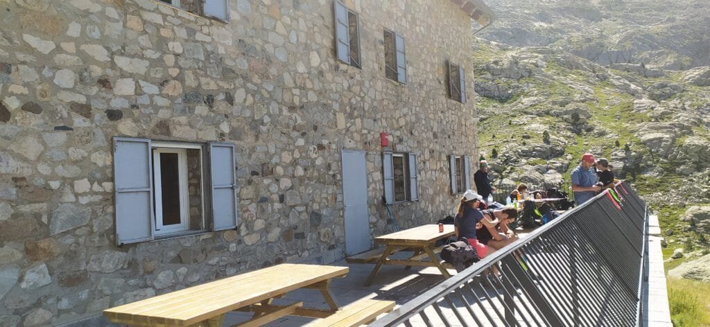 Terraza en Pirineos