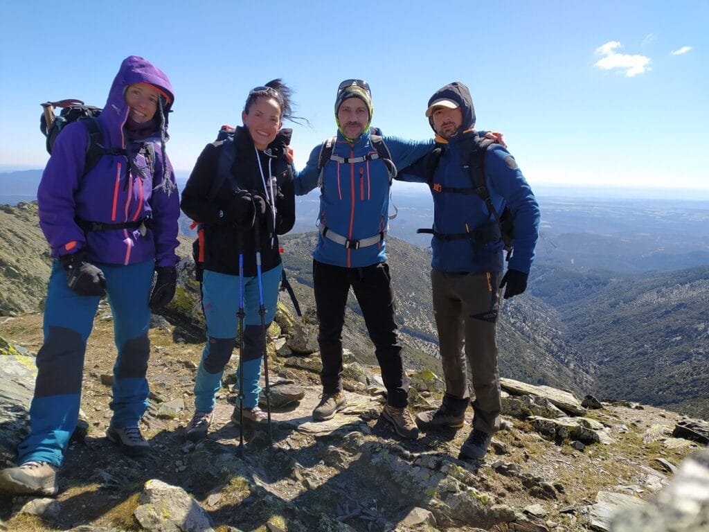 Grupo en la cumbre