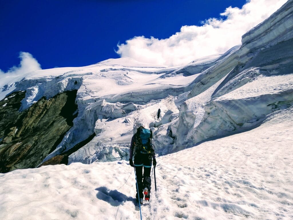 Ruta normal al Weissmies