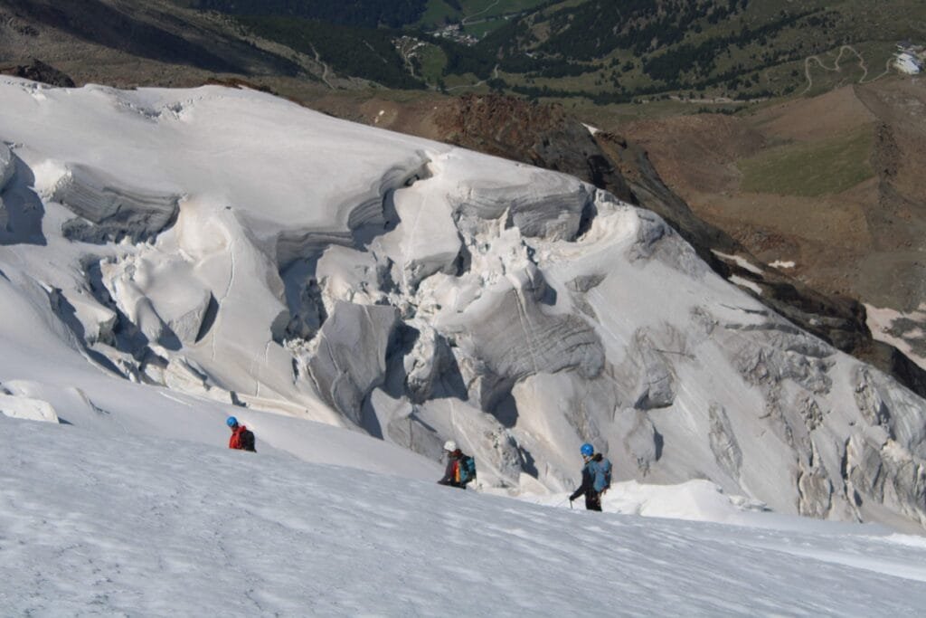 Ruta normal al Weissmies