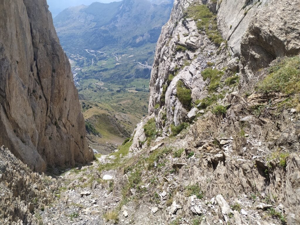 Peña Foratata por la cara norte