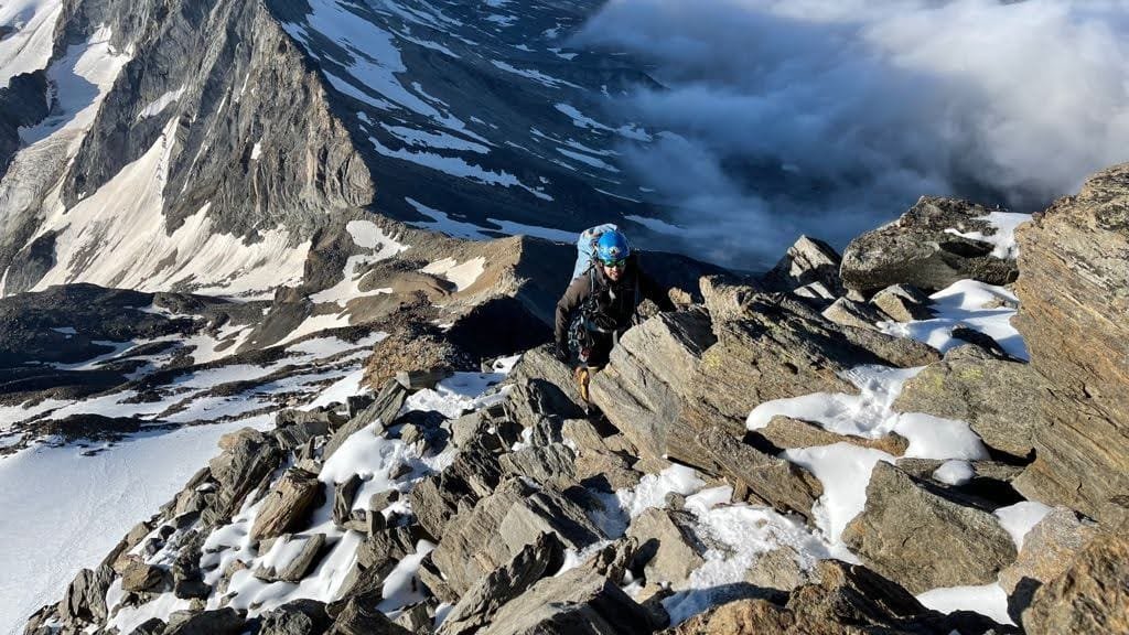 Arista Sur al Weissmies