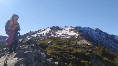Ruta al pico del Lobo