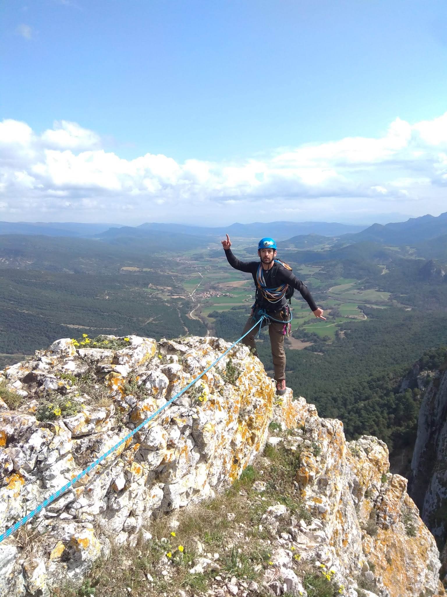 Peña de Karria por la arista SE