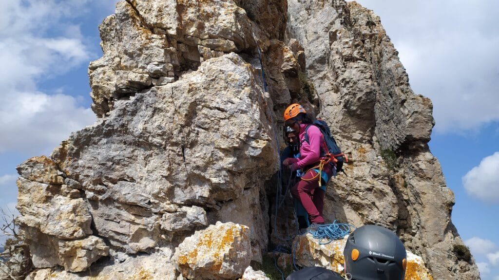 Peña de Karria por la arista SE