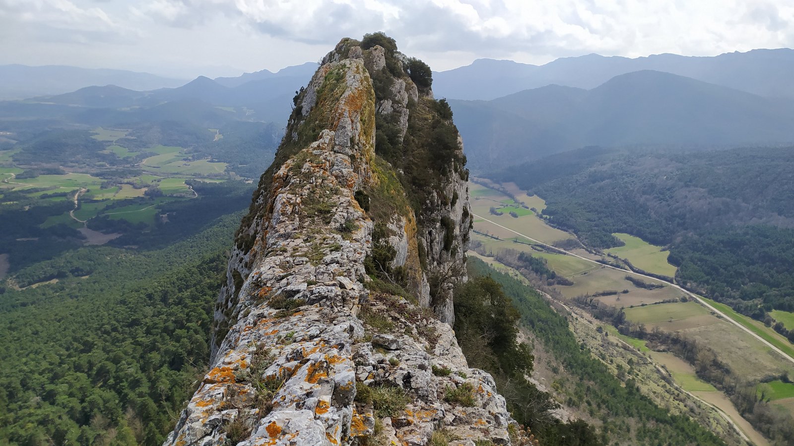 Peña de Karria por la arista SE