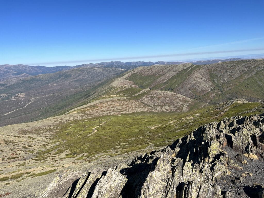 Vistas desde cumbre