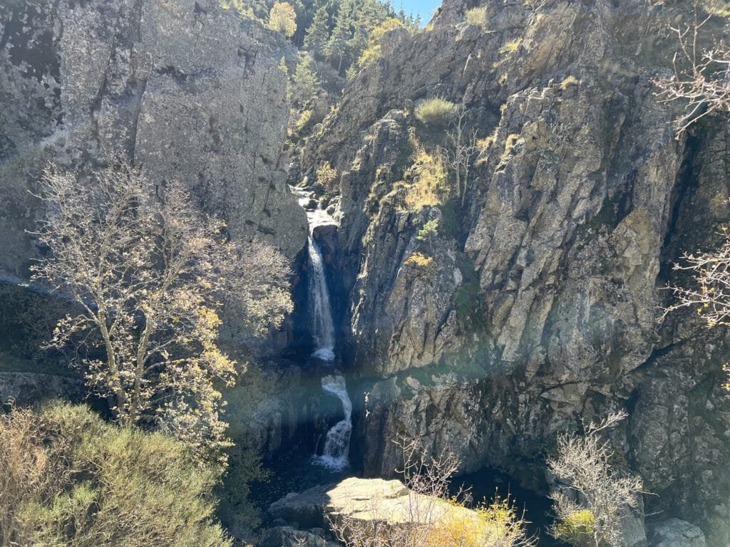Cascadas del Purgatorio desde la Morcuera