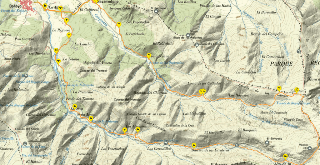 Gargantas de Bohoyo y Navamediana