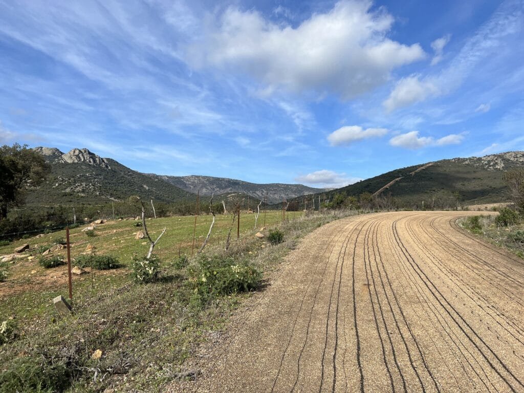 pista asfaltada en la montaña