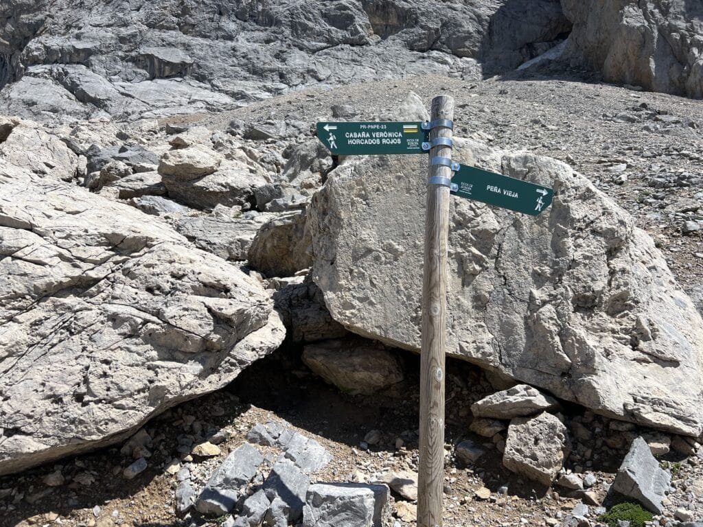 Desvio en la montaña